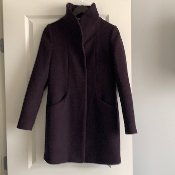 Aritzia Cocoon Coat (dark purple) - Picture 1 of 7